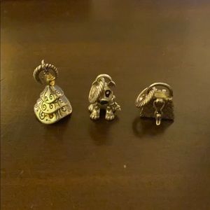 Lot of 3 Brighton Jewelry Charms